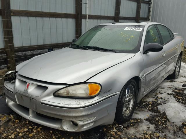 1G2NW52E83M551594 - 2003 PONTIAC GRAND AM G SILVER photo 2