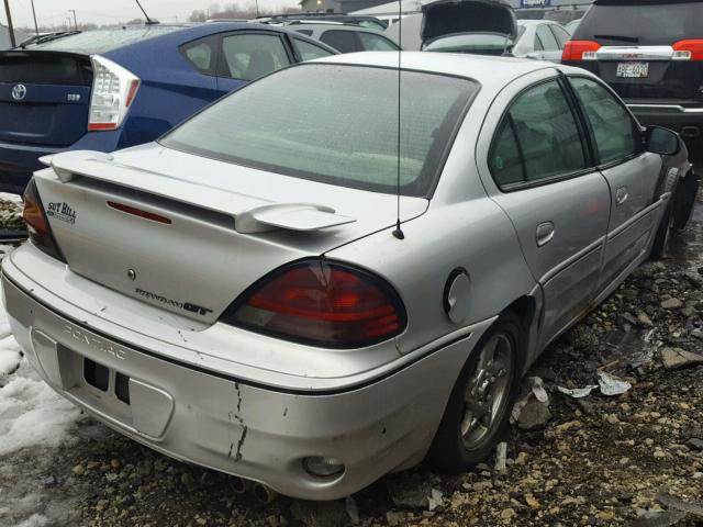 1G2NW52E83M551594 - 2003 PONTIAC GRAND AM G SILVER photo 4