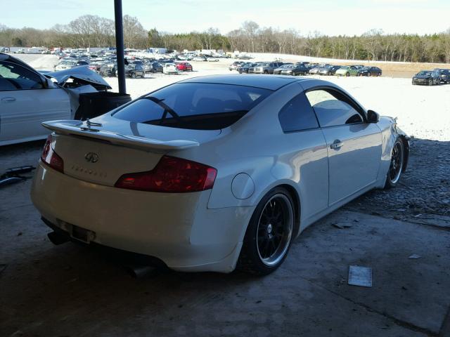 JNKCV54E66M721229 - 2006 INFINITI G35 WHITE photo 4