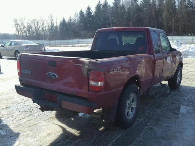 1FTZR45E36PA27153 - 2006 FORD RANGER SUP RED photo 4