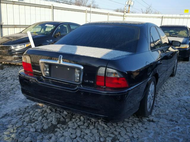 1LNHM87A34Y630117 - 2004 LINCOLN LS BLACK photo 4