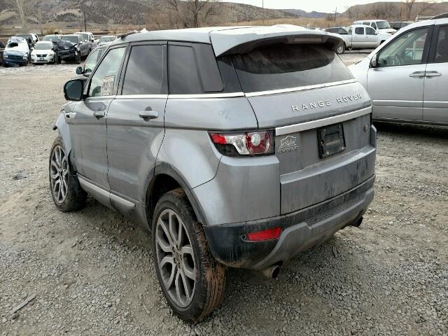 SALVV2BG1CH644120 - 2012 LAND ROVER RANGE ROVE GRAY photo 3