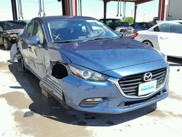 3MZBN1U76HM118681 - 2017 MAZDA 3 SPORT BLUE photo 1