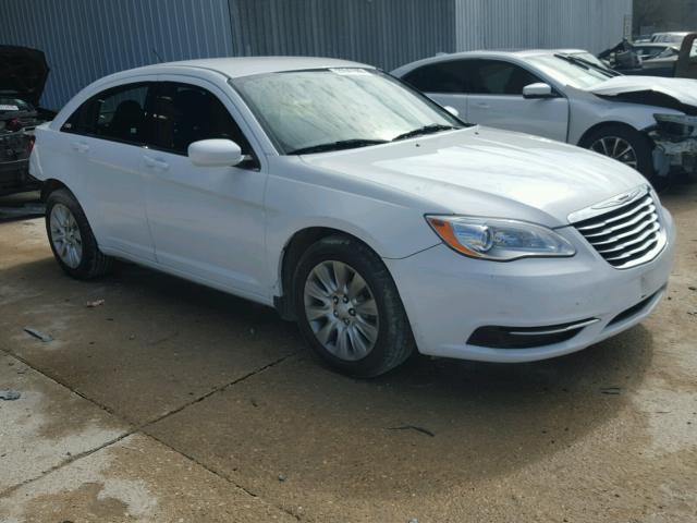 1C3CCBABXEN143312 - 2014 CHRYSLER 200 LX WHITE photo 1