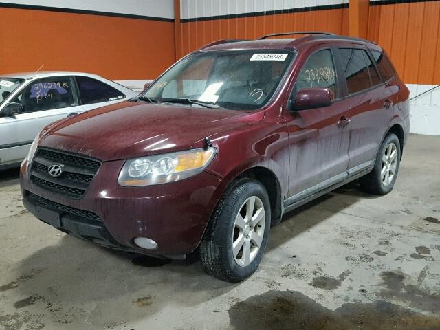 5NMSG73E07H120024 - 2007 HYUNDAI SANTA FE G PURPLE photo 2