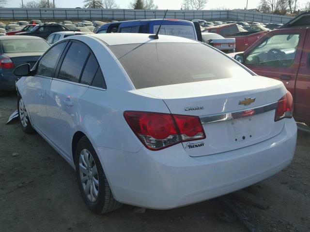 1G1PC5SH8B7138040 - 2011 CHEVROLET CRUZE LS WHITE photo 3