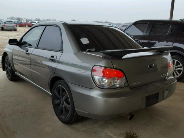 JF1GD79646G514782 - 2006 SUBARU IMPREZA WR GRAY photo 3