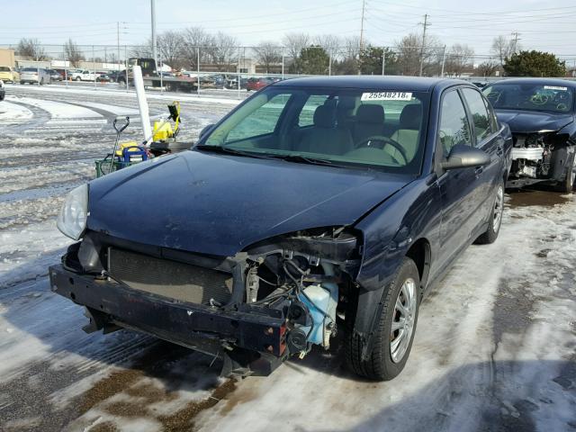 1G1ZS52F75F170790 - 2005 CHEVROLET MALIBU BLUE photo 2