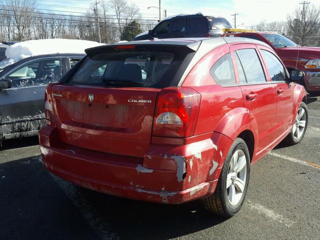 1C3CDWDA1CD537291 - 2012 DODGE CALIBER SX RED photo 4