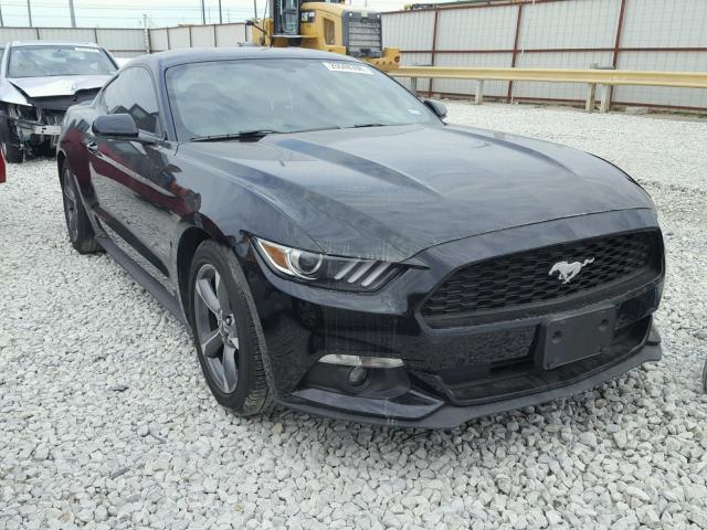 1FA6P8AM4G5336128 - 2016 FORD MUSTANG BLACK photo 1