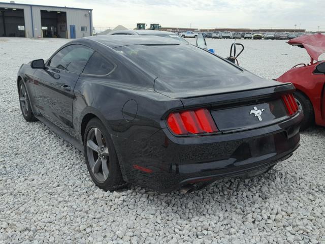 1FA6P8AM4G5336128 - 2016 FORD MUSTANG BLACK photo 3