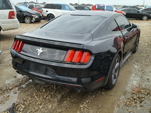 1FA6P8AM4G5336128 - 2016 FORD MUSTANG BLACK photo 4