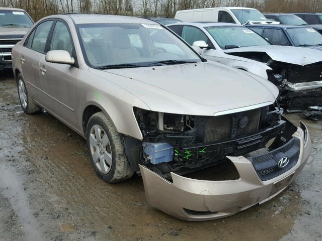 5NPET46C56H054637 - 2006 HYUNDAI SONATA GL GOLD photo 1