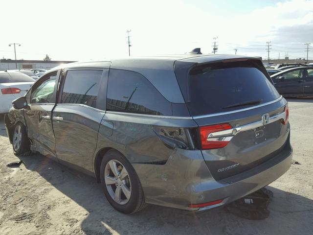 5FNRL6H70JB010100 - 2018 HONDA ODYSSEY EX GRAY photo 3