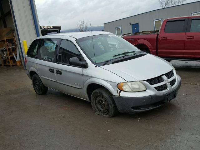 1B4GP25321B123052 - 2001 DODGE CARAVAN SE SILVER photo 1