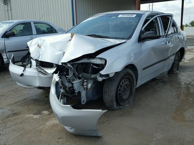 1NXBR32E97Z822223 - 2007 TOYOTA COROLLA CE SILVER photo 2