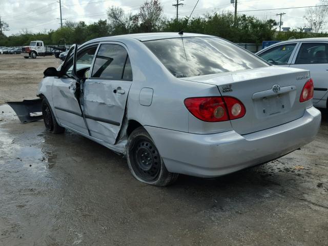 1NXBR32E97Z822223 - 2007 TOYOTA COROLLA CE SILVER photo 3