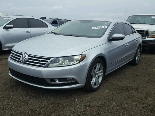 WVWBP7AN5DE535227 - 2013 VOLKSWAGEN CC SPORT SILVER photo 2