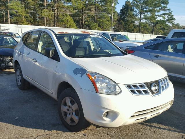 JN8AS5MV7DW630168 - 2013 NISSAN ROGUE S WHITE photo 1