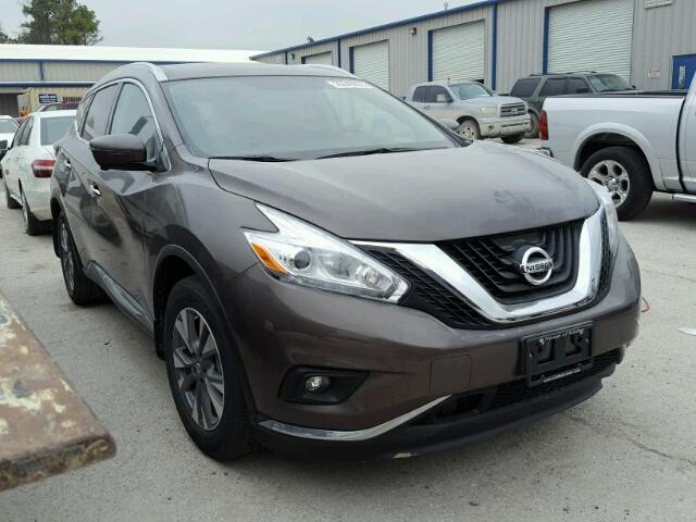 5N1AZ2MG7HN111734 - 2017 NISSAN MURANO S GRAY photo 1