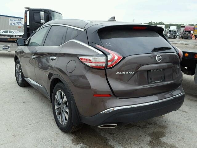 5N1AZ2MG7HN111734 - 2017 NISSAN MURANO S GRAY photo 3