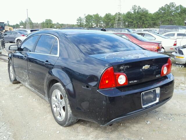 1G1ZC5E08AF200264 - 2010 CHEVROLET MALIBU 1LT 黑色 照片 3