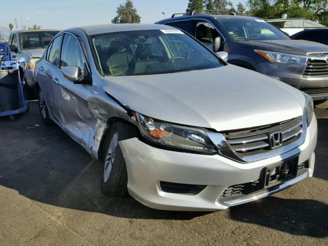 1HGCR2F38FA056708 - 2015 HONDA ACCORD LX SILVER photo 1