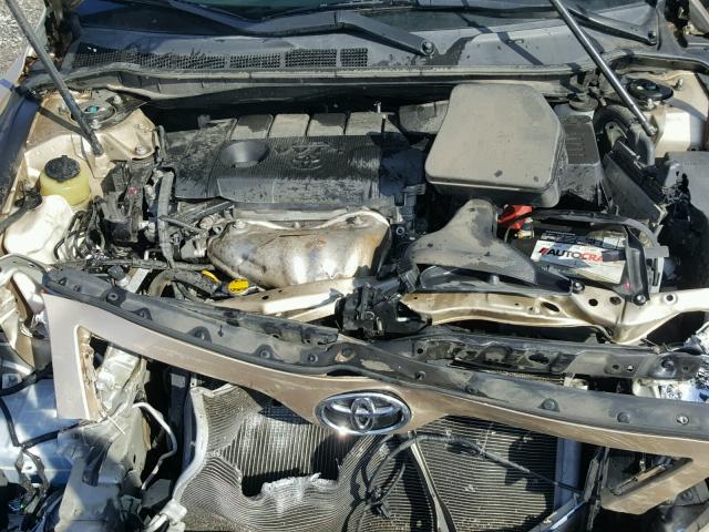 4T1BF3EK6BU692677 - 2011 TOYOTA CAMRY BASE GOLD photo 7