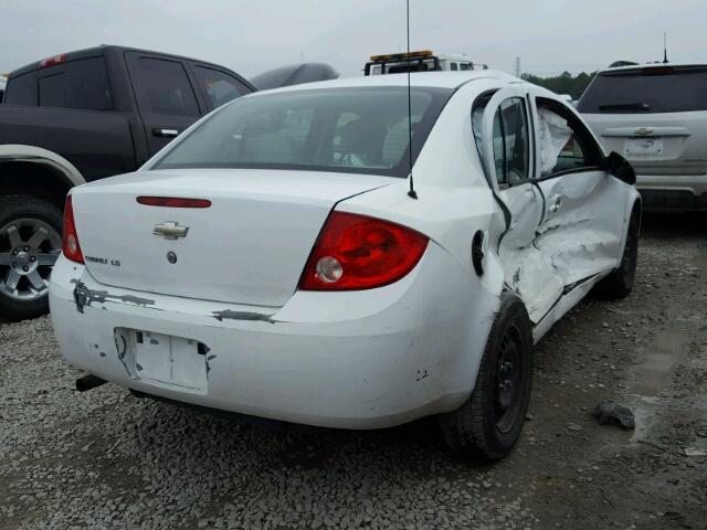 1G1AK58F587198283 - 2008 CHEVROLET COBALT LS WHITE photo 4