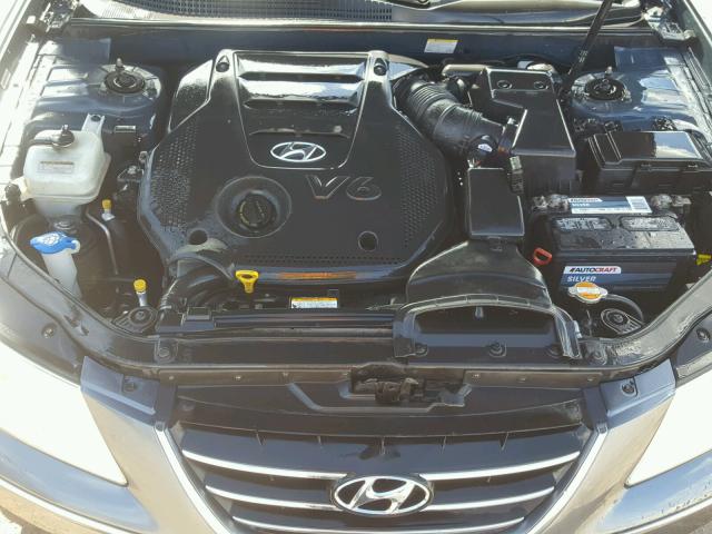 5NPEU46F39H517743 - 2009 HYUNDAI SONATA SE BLUE photo 7