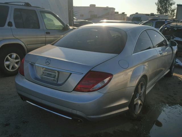 WDDEJ71XX8A018461 - 2008 MERCEDES-BENZ CL 550 SILVER photo 4