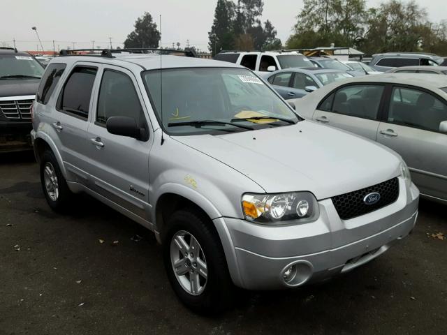 1FMCU95H06KA74788 - 2006 FORD ESCAPE HEV SILVER photo 1