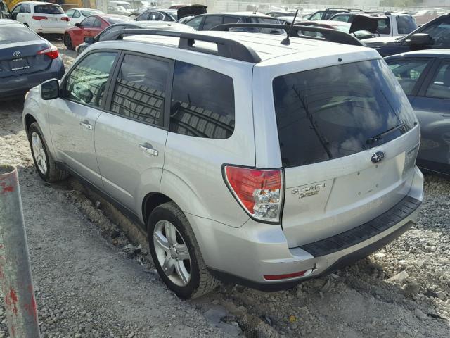 JF2SH63669H759255 - 2009 SUBARU FORESTER 2 SILVER photo 3