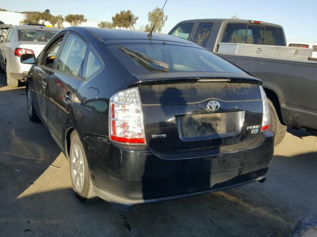 JTDKB20U783406711 - 2008 TOYOTA PRIUS BLACK photo 3