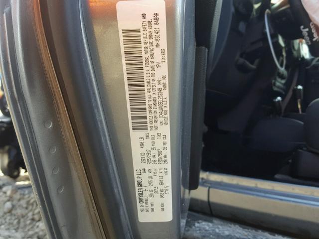 1C4AJWAG5EL252249 - 2014 JEEP WRANGLER S GRAY photo 10