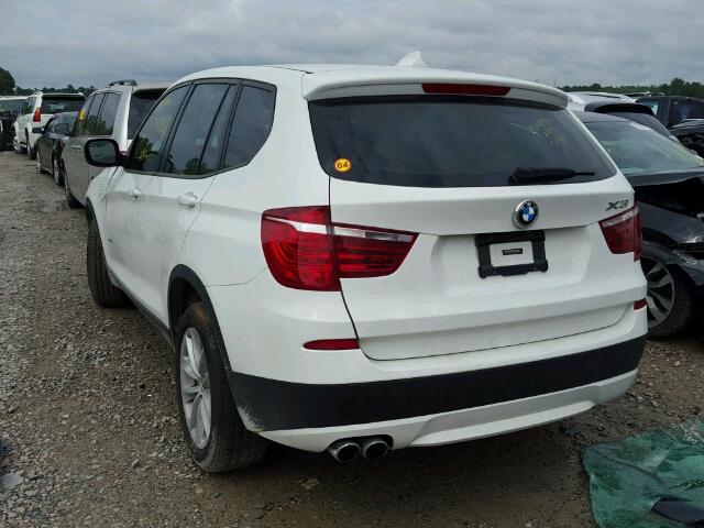 5UXWX9C50E0D33762 - 2014 BMW X3 XDRIVE2 WHITE photo 3