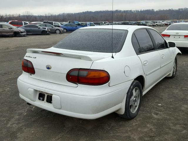 1G1NE52JX2M709730 - 2002 CHEVROLET MALIBU LS WHITE photo 4