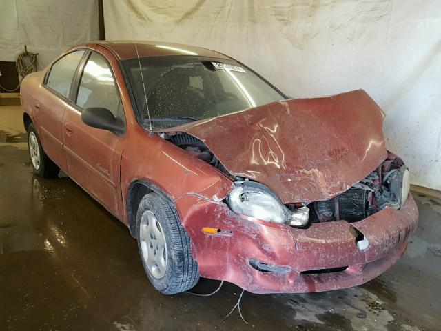 1P3ES46C91D153012 - 2001 PLYMOUTH NEON BASE 橙色 照片 1