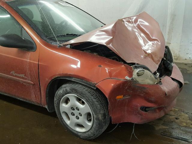 1P3ES46C91D153012 - 2001 PLYMOUTH NEON BASE 橙色 照片 9