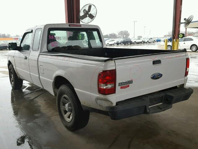 1FTYR14U37PA74722 - 2007 FORD RANGER SUP WHITE photo 3