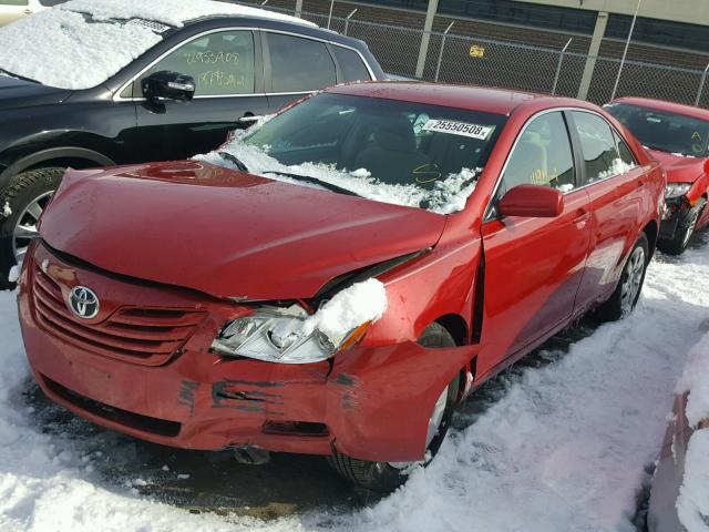 4T4BE46K29R095985 - 2009 TOYOTA CAMRY BASE RED photo 2