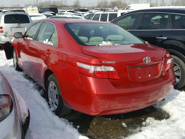 4T4BE46K29R095985 - 2009 TOYOTA CAMRY BASE RED photo 3