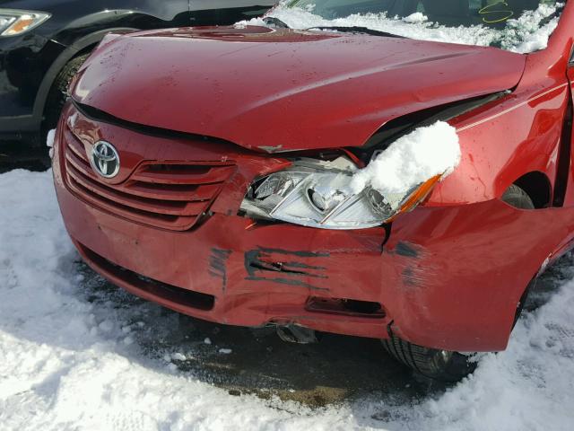 4T4BE46K29R095985 - 2009 TOYOTA CAMRY BASE RED photo 9