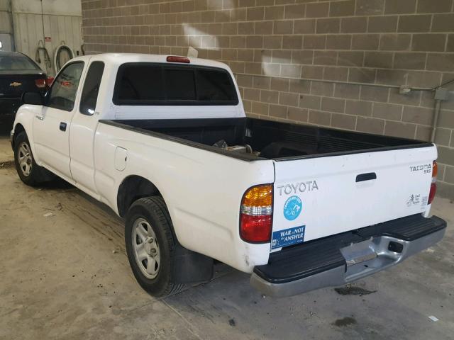 5TEVL52N41Z877269 - 2001 TOYOTA TACOMA XTR WHITE photo 3