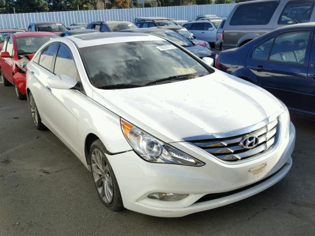 5NPEC4AC9DH681748 - 2013 HYUNDAI SONATA SE WHITE photo 1