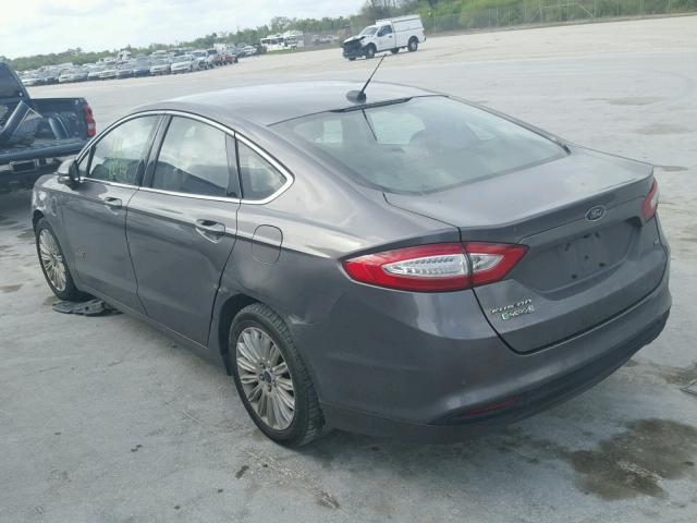 3FA6P0PU8DR318684 - 2013 FORD FUSION SE GRAY photo 3