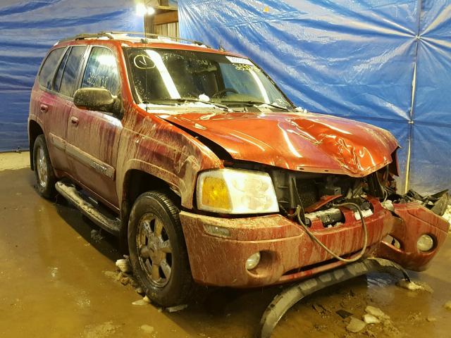 1GKDT13SX52167929 - 2005 GMC ENVOY RED photo 1