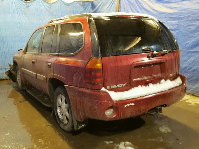 1GKDT13SX52167929 - 2005 GMC ENVOY RED photo 3