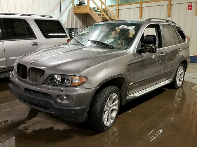 5UXFB53556LV23478 - 2006 BMW X5 4.4I GRAY photo 2