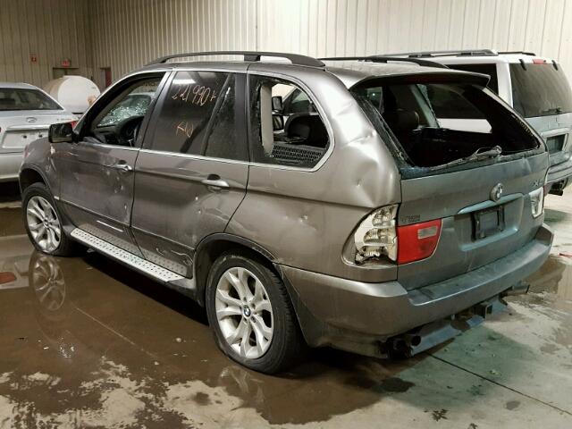 5UXFB53556LV23478 - 2006 BMW X5 4.4I GRAY photo 3